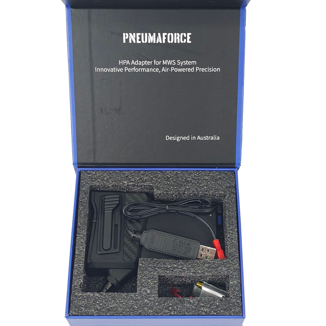 WM PNEUMAFORCE HPA Grey Adaptor Magazine for MWS(ZET System) GBBR Gel Blasters