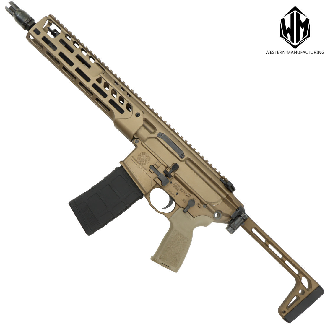 WM Tan SIG MCX Spear LT MWS(ZET System) GBBR Gel Blaster – Western