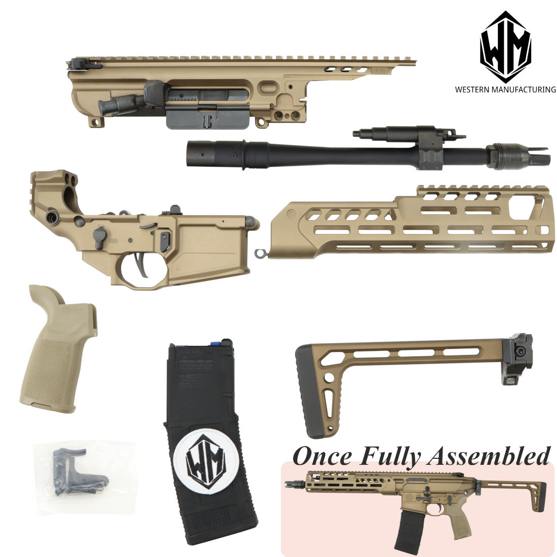 WM Tan SIG MCX Spear LT MWS(ZET System) GBBR Gel Blaster – Western